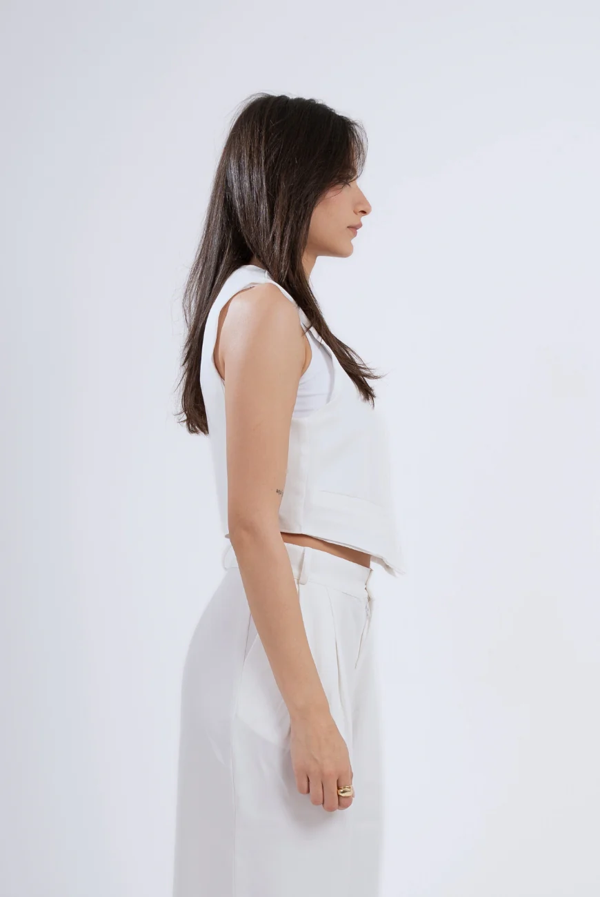 Cropped Vest - Image 3