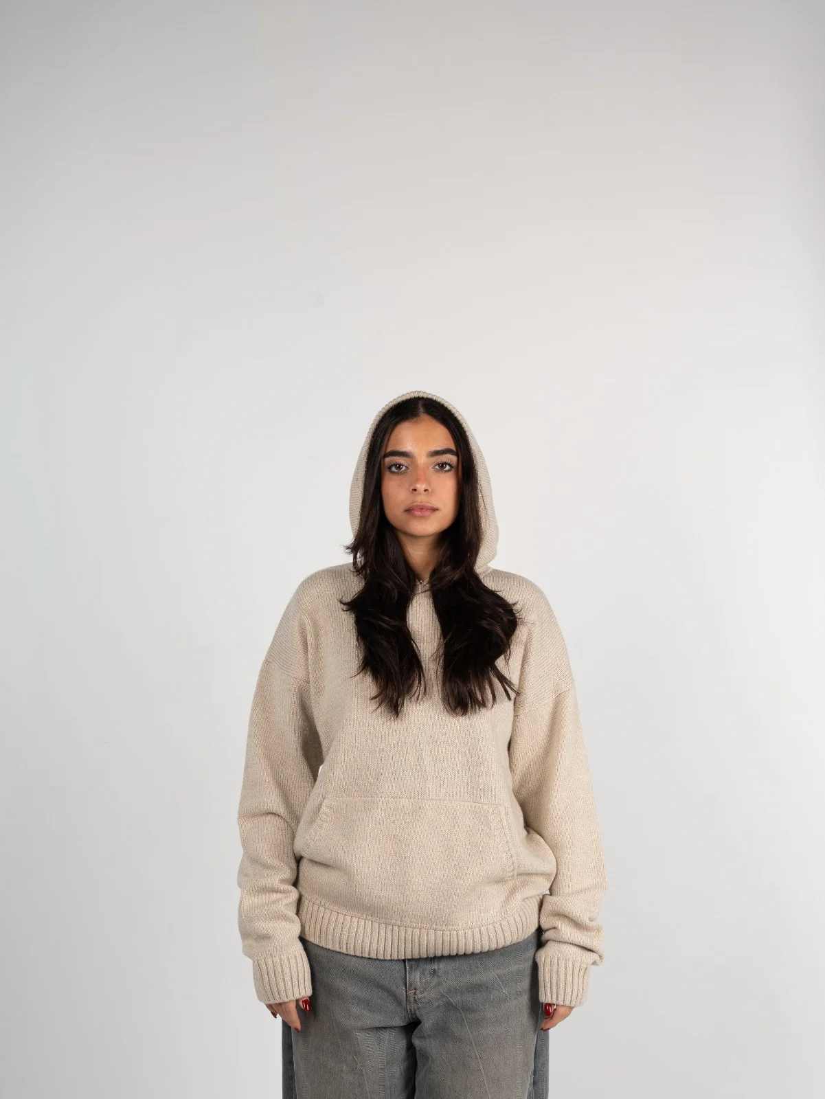 Knitted Hoodie - Image 3