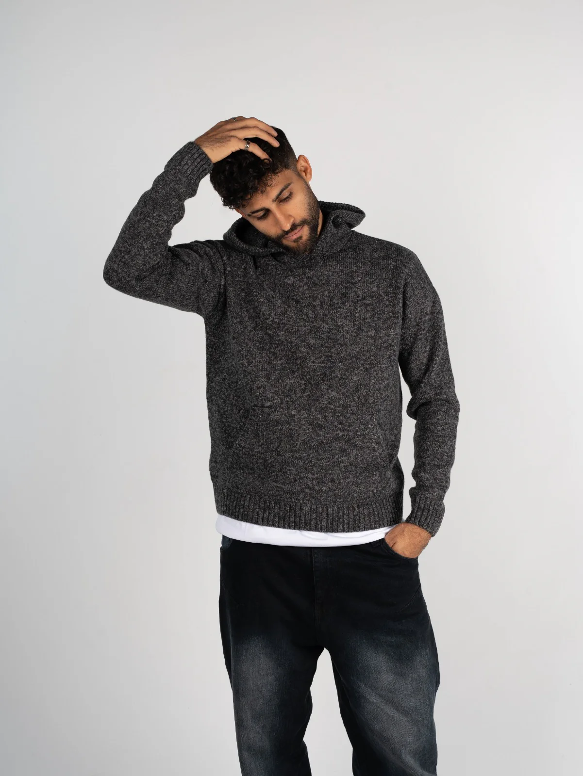 Knitted Hoodie - Image 6