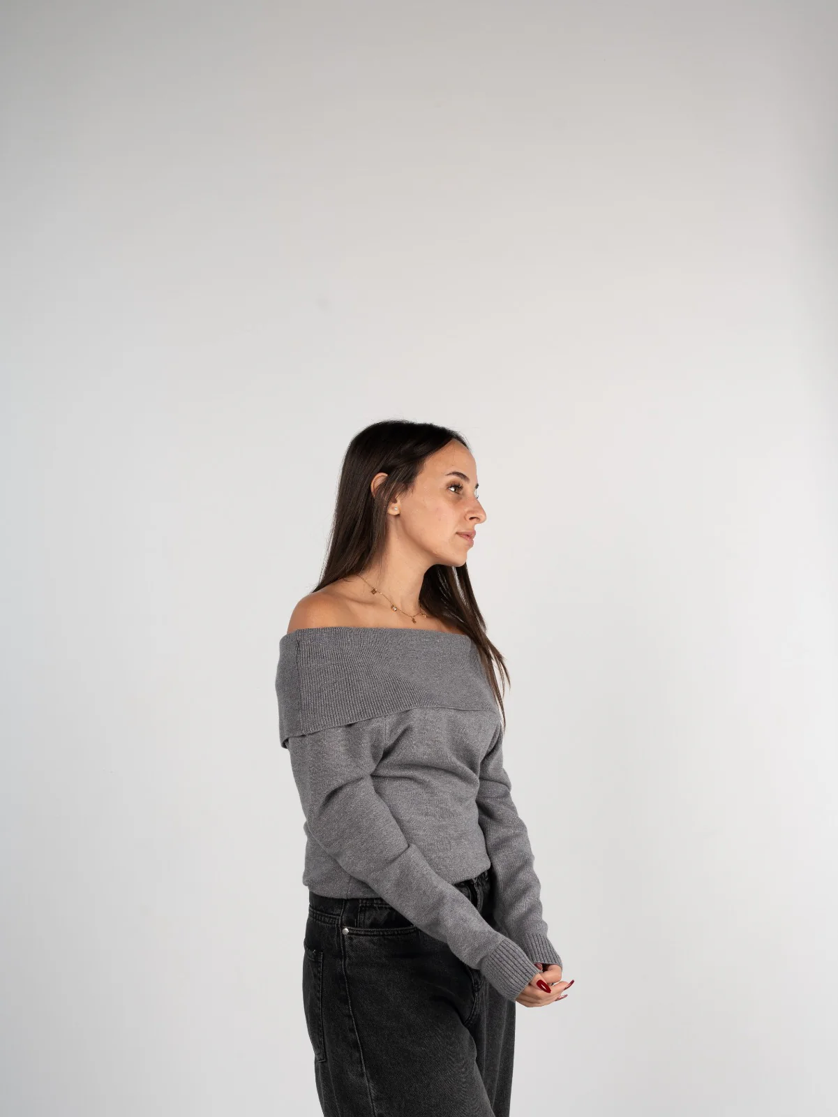 Knitted Off-Shoulder Top - Image 10