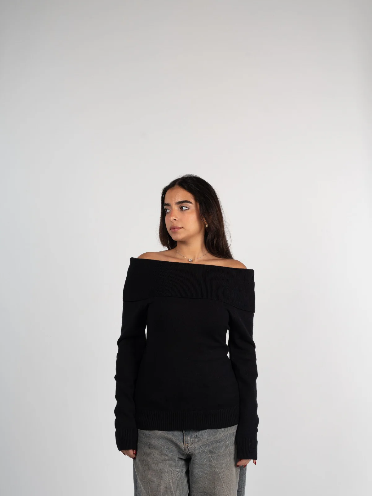 Knitted Off-Shoulder Top - Image 7