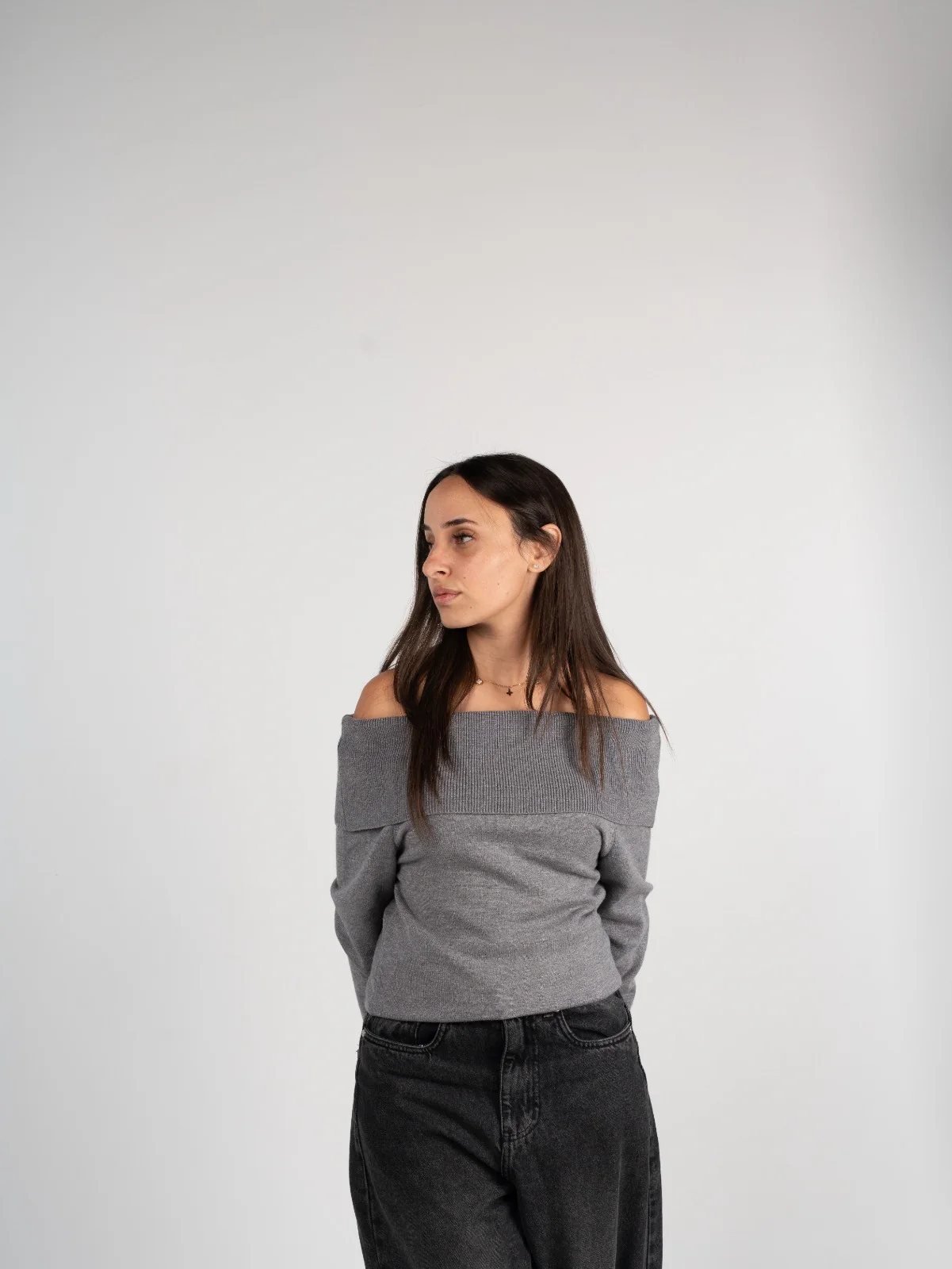 Knitted Off-Shoulder Top - Image 8