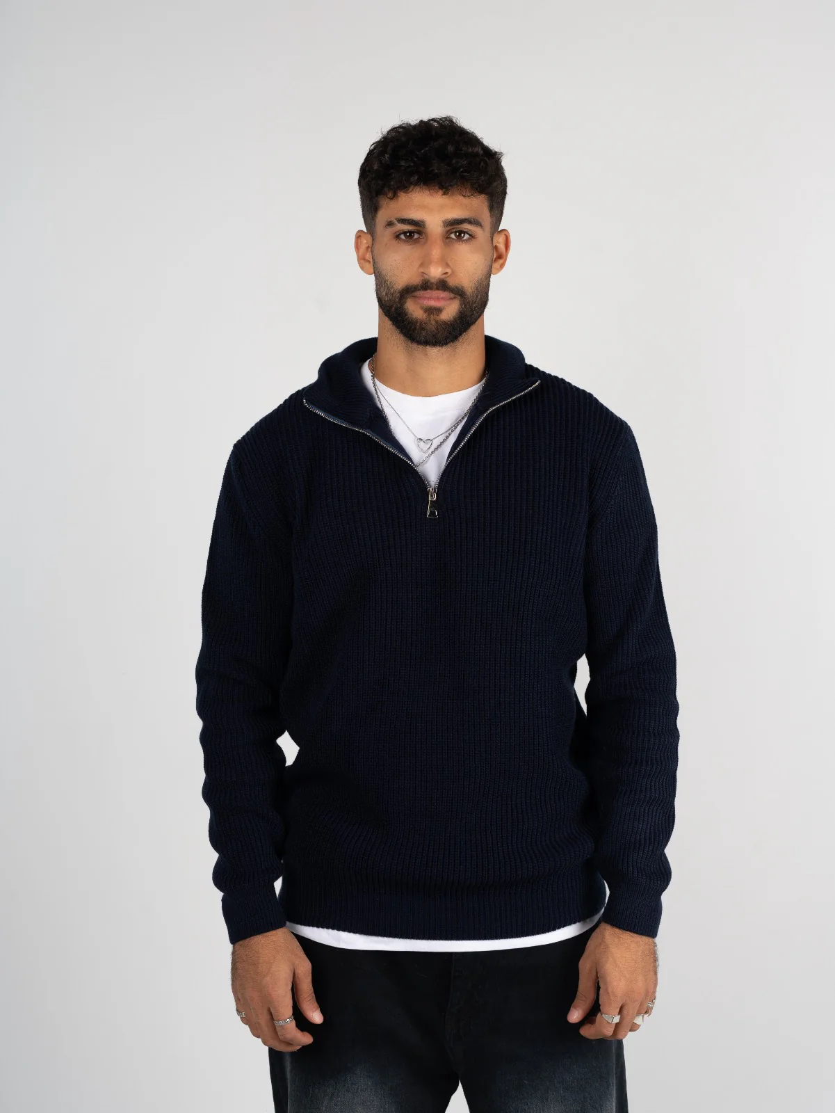 Knitted Quarter Zipper - Image 13