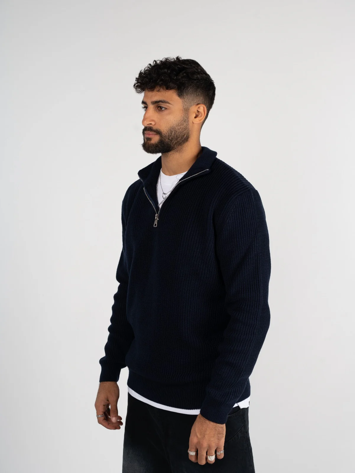 Knitted Quarter Zipper - Image 14