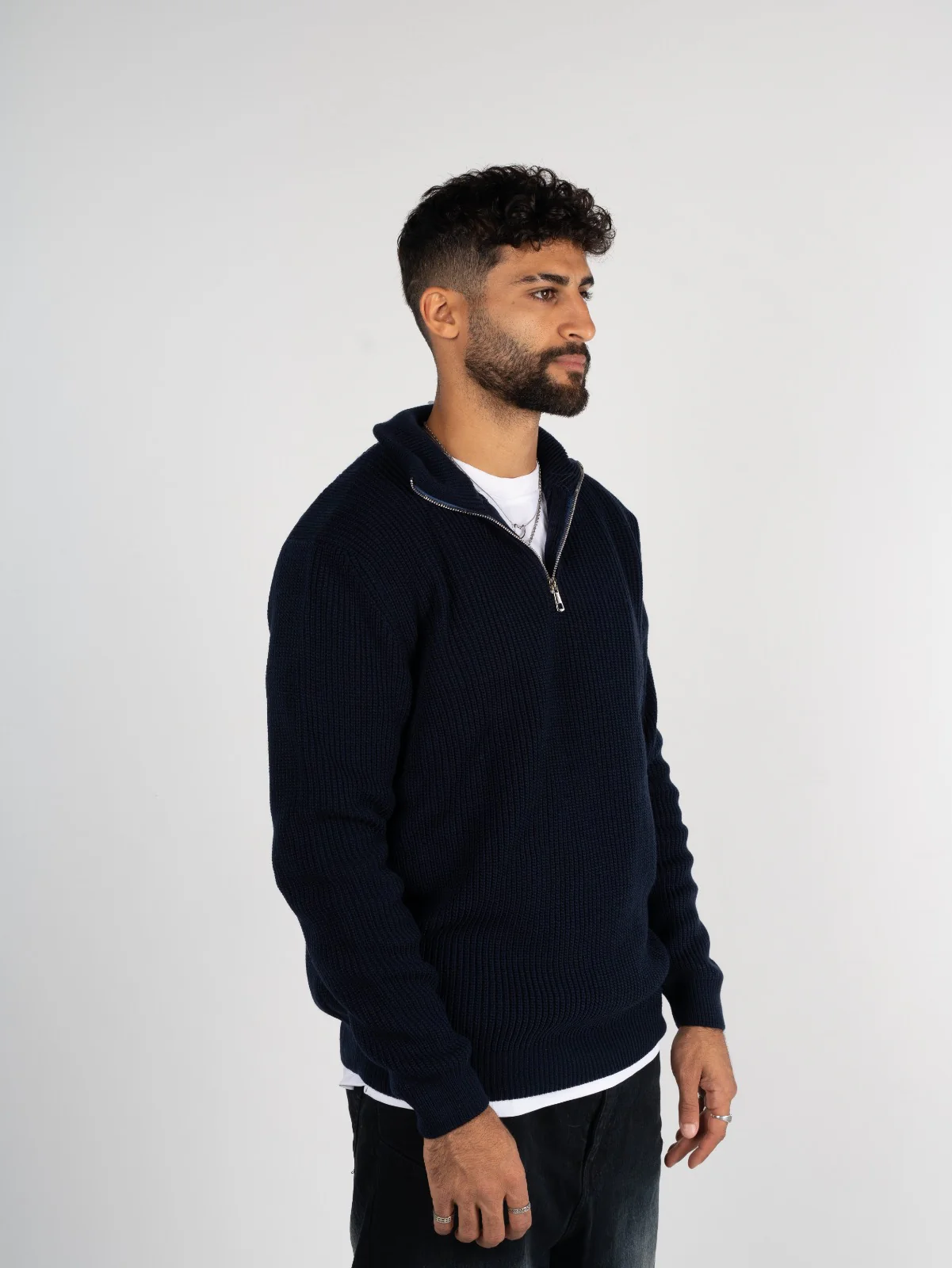 Knitted Quarter Zipper - Image 15