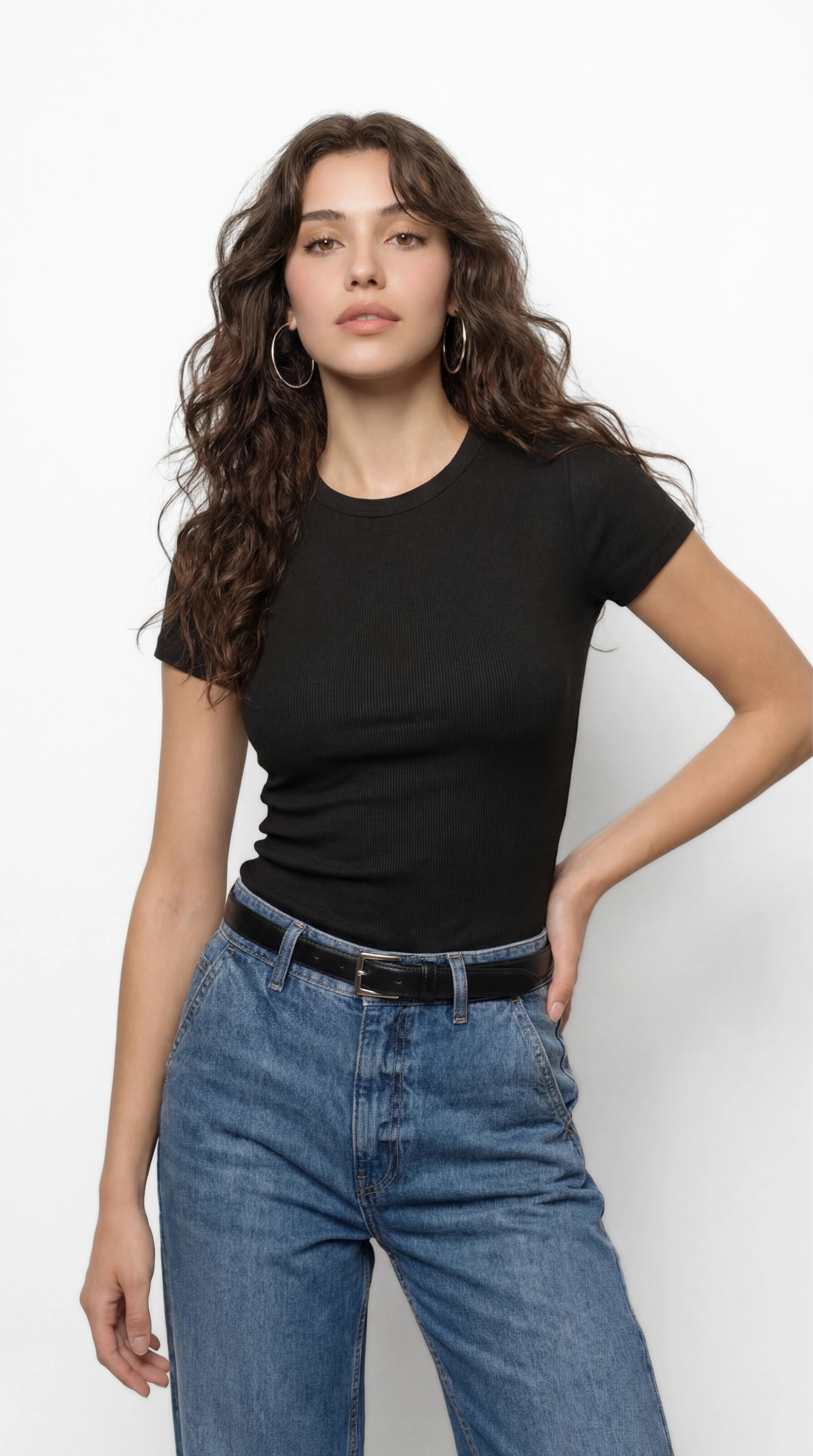 Ribbed Tee - Image 4