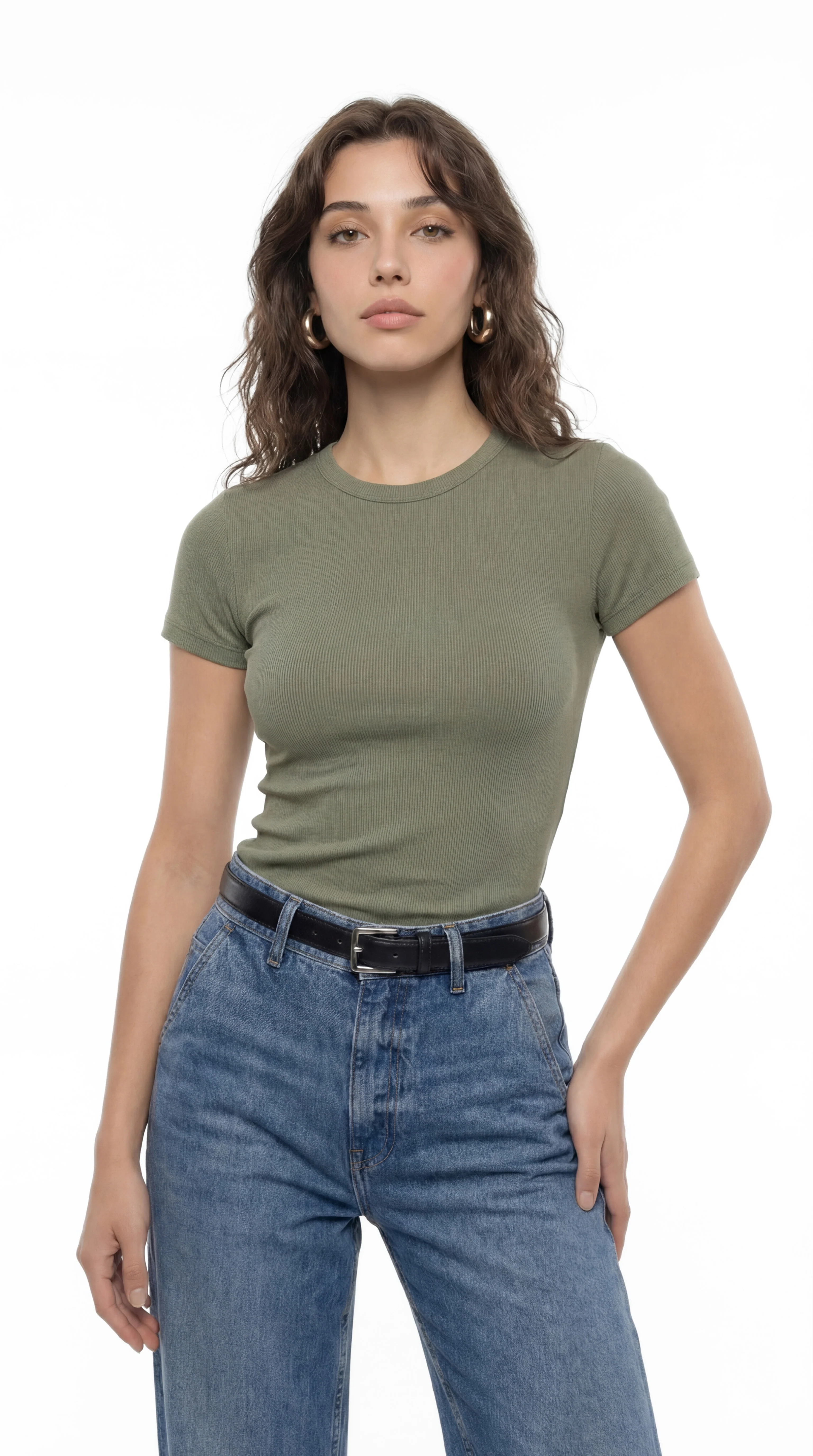 Ribbed Tee - Image 6