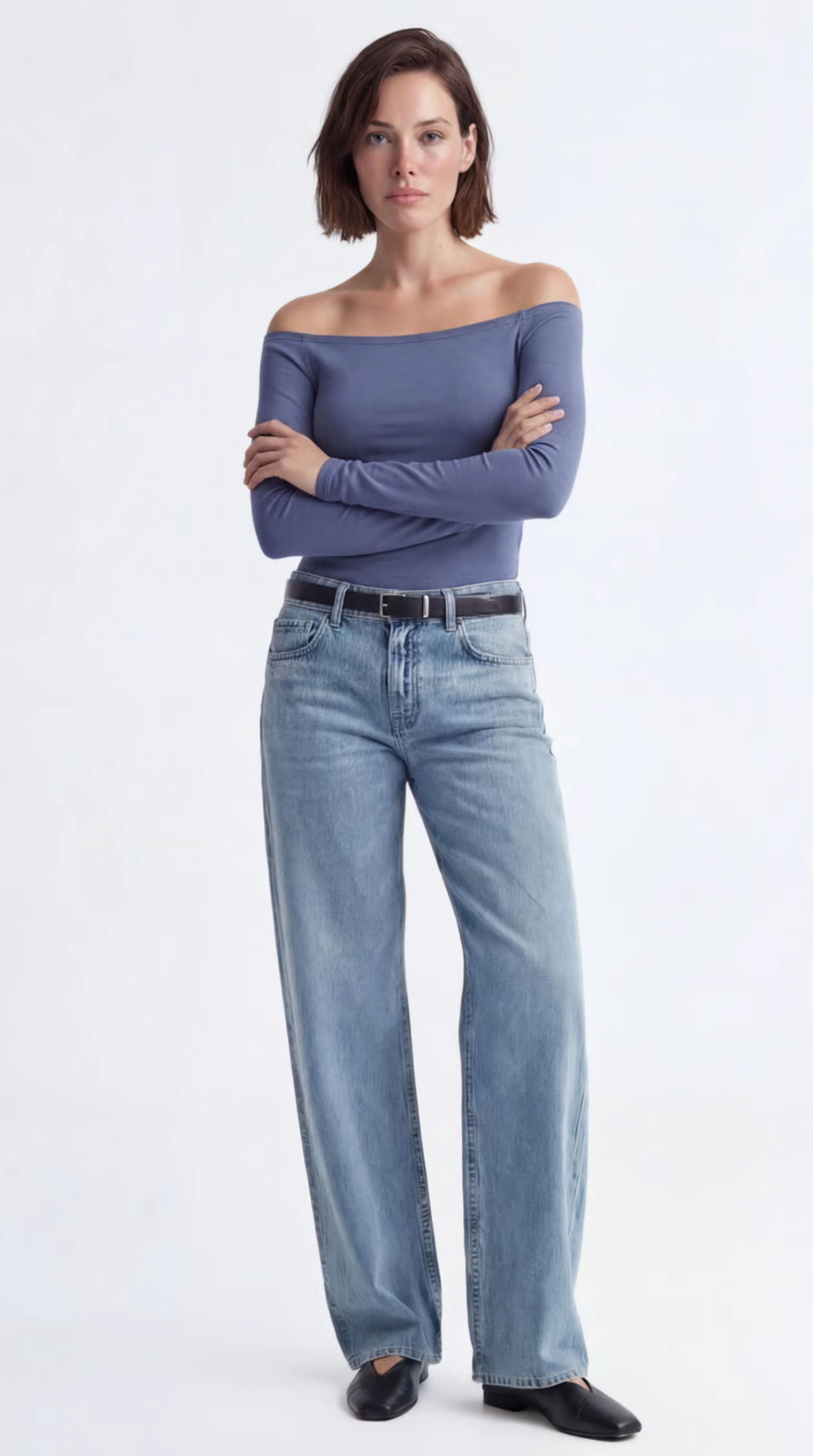 Long Sleeve Off-Shoulder Top - Image 4